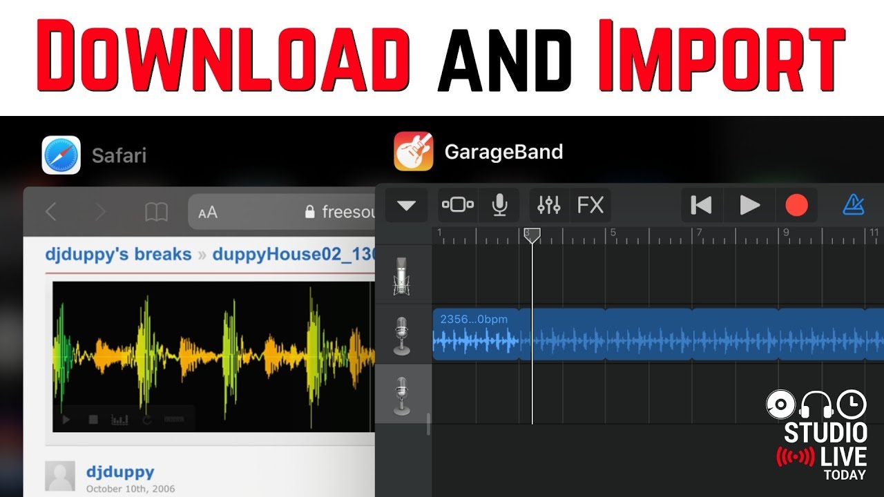 how to export garageband to mp3 ios