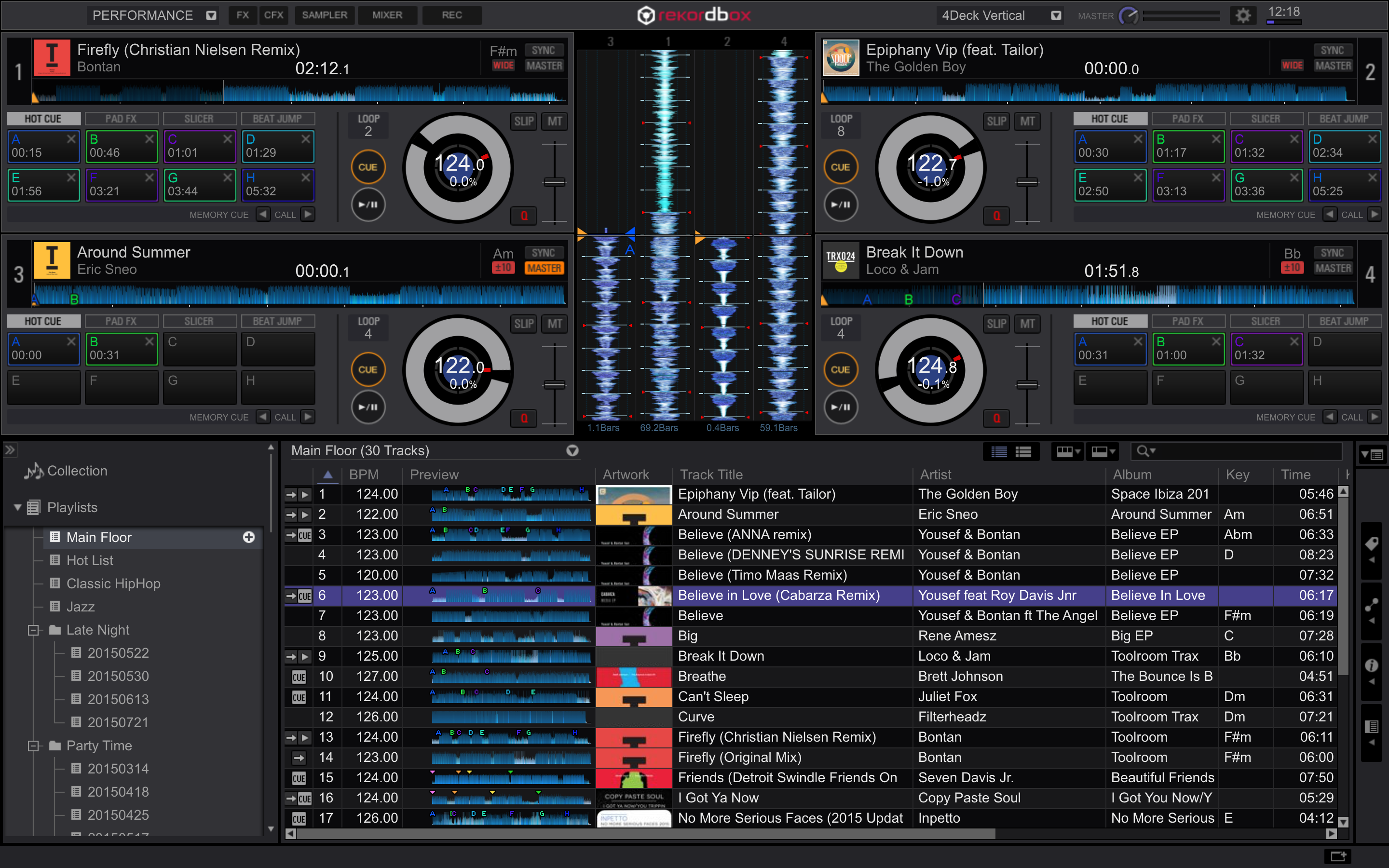 Mixmeister move track software